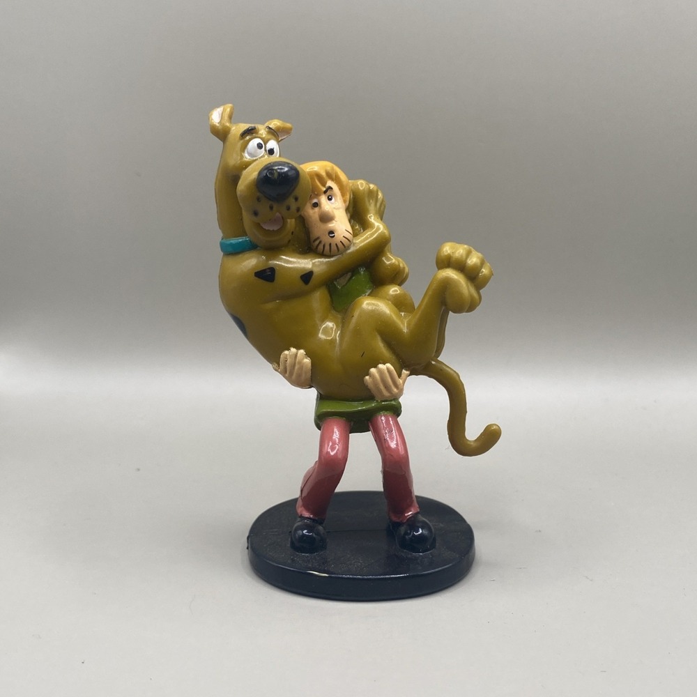 Vintage 1993 Scooby Doo and‎ Shaggy Hanna Barbera Cake Topper 3.75" Figure